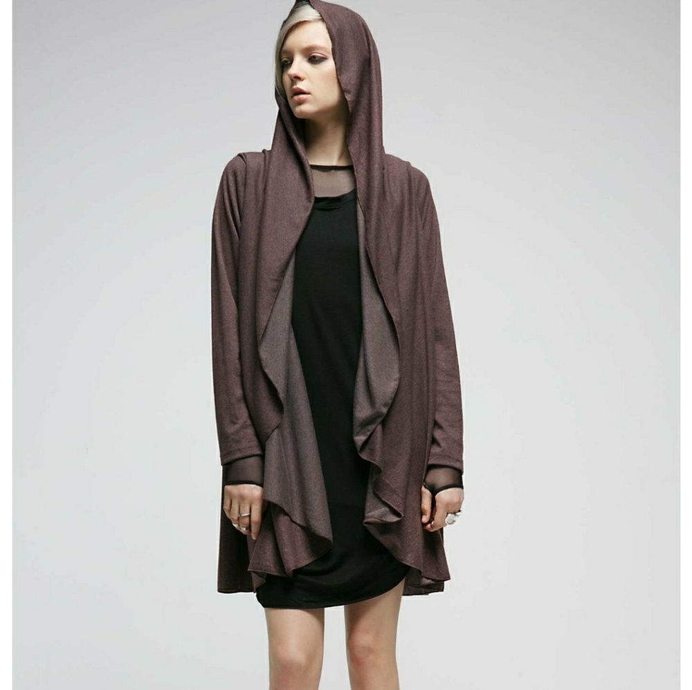 MNML PREMONITION HOODED CARDIGAN